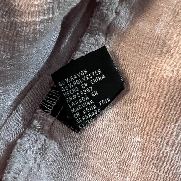 Unique Spectrum Pink Lace & Fringe Blouse (XL) - Picture 5 of 5